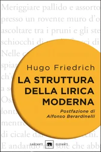 La struttura della lirica moderna_cover