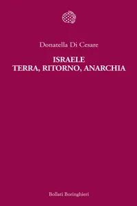 Israele. Terra, ritorno, anarchia_cover