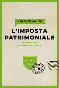 L'imposta patrimoniale_cover