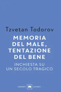 Memoria del male, tentazione del bene_cover