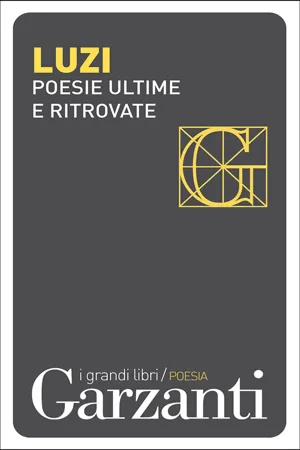 Poesie ultime e ritrovate