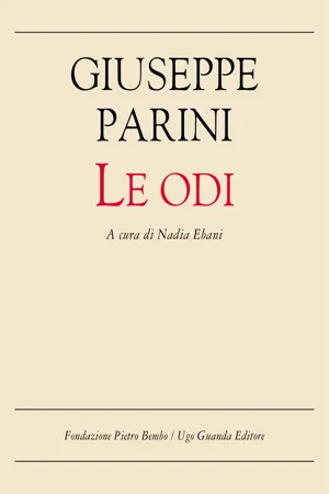 Le Odi. Edizione critica