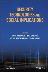 Security Technologies and Social Implications_cover