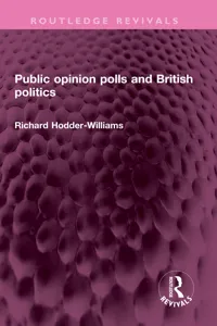 Public opinion polls and British politics_cover