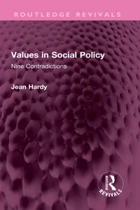 Values in Social Policy_cover