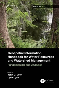 Geospatial Information Handbook for Water Resources and Watershed Management, Volume I_cover