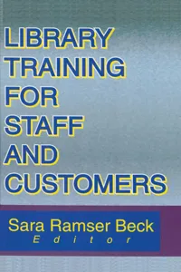 Library Training for Staff and Customers_cover