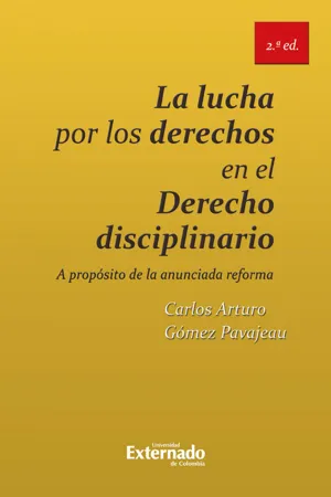 La lucha por los derechos en el derecho disciplinario