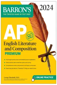 AP English Literature and Composition Premium, 2024: 8 Practice Tests + Comprehensive Review + Online Practice_cover