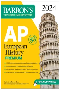 AP European History Premium, 2024: 5 Practice Tests + Comprehensive Review + Online Practice_cover
