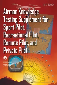 Airman Knowledge Testing Supplement for Sport Pilot, Recreational Pilot, Remote Pilot, and Private Pilot_cover