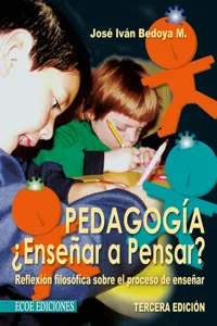 Pedagogía ¿enseñar a pensar?_cover