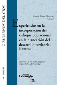 Experiencias en la incorporación del enfoque poblacional en la planeación del desarrollo territorial. memorias_cover