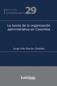 Teoría de la organización administrativa en Colombia_cover