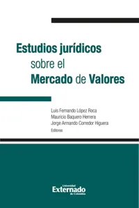 Estudios jurídicos sobre el mercado de valores. Antes: Manual del Mercado de Valores_cover