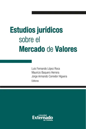 Estudios jurídicos sobre el mercado de valores. Antes: Manual del Mercado de Valores