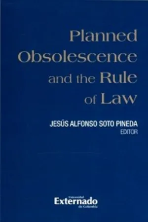 Planned Obsolescence and the Rule of Law, libro a ser publicado en inglés