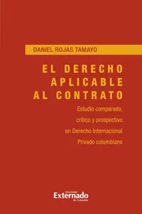 El derecho aplicable al contrato en derecho internacional privado colombiano_cover