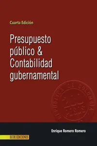 Presupuesto público y contabilidad gubernamental - 4ta edición_cover