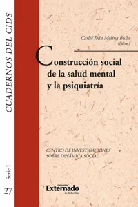 Construcción social de la salud mental y la psquiatría. cuadernos del cids_cover