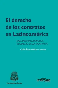 El derecho de los contratos en latinoamerica. bases para unos principios de derecho de los contratos_cover