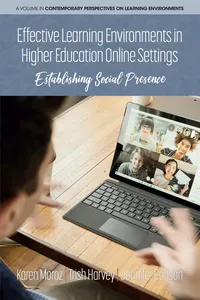 Effective Learning Environments in Higher Education Online Settings_cover