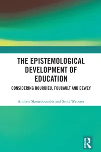 The Epistemological Development of Education_cover