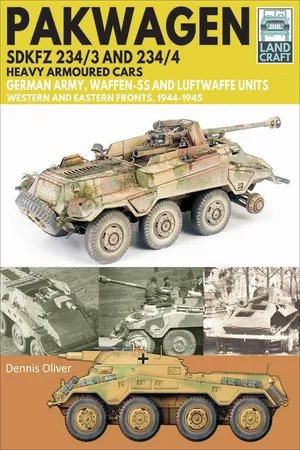 Pakwagen SDKFZ 234/3 and 234/4 Heavy Armoured Cars