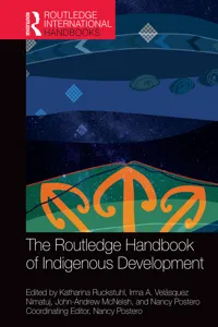 The Routledge Handbook of Indigenous Development_cover