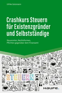 Crashkurs Steuern für Existenzgründer und Selbstständige_cover