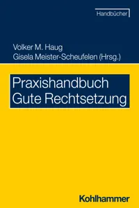 Praxishandbuch Gute Rechtsetzung_cover