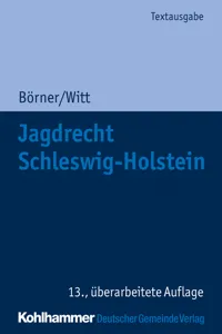 Jagdrecht Schleswig-Holstein_cover