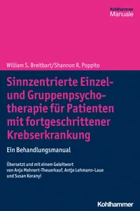 Sinnzentrierte Einzel- und Gruppenpsychotherapie für Patienten mit fortgeschrittener Krebserkrankung_cover