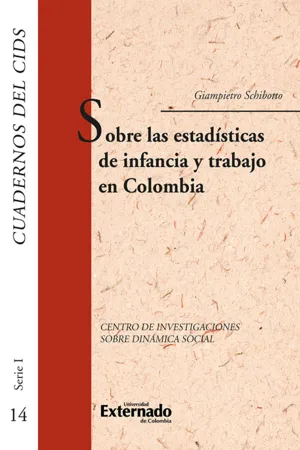 Sobre las estadísticas de infancia y trabajo en colombia