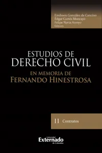 Estudios de derecho civil II en memoria de fernando hinestrosa_cover