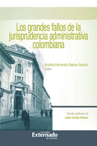 Los Grandes Fallos de la Jurisprudencia Administrativa Colombiana_cover