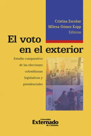 El Voto en el exterior . Estudio comparativo de las elecciones colombianas legislativas y pre*denciales de 2010.