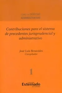 Contribuciones para el sistema de precedentes jurisprudencial y administrativo_cover