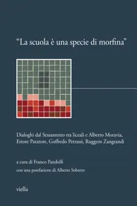 "La scuola è una specie di morfina"_cover