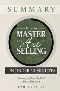 How to Master the Art of Selling …. In Under 50 Minutes_cover