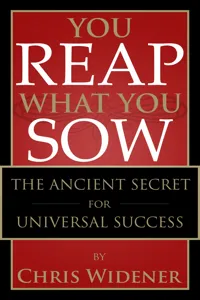 You Reap What You Sow_cover