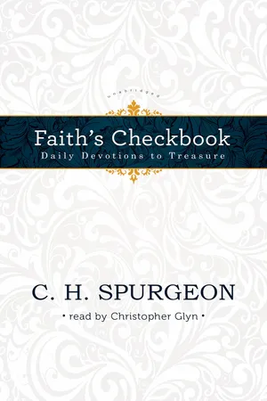 Faith's Checkbook