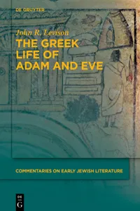 The Greek Life of Adam and Eve_cover