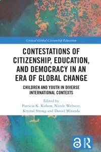 Contestations of Citizenship, Education, and Democracy in an Era of Global Change_cover