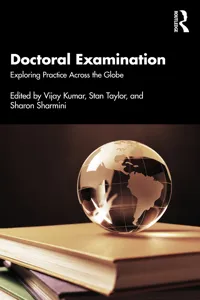 Doctoral Examination: Exploring Practice Across the Globe_cover