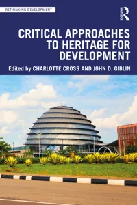 Critical Approaches to Heritage for Development_cover