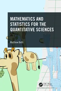 Mathematics and Statistics for the Quantitative Sciences_cover