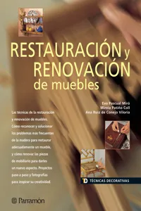 Técnicas Decorativas. Restauración y renovación de muebles_cover