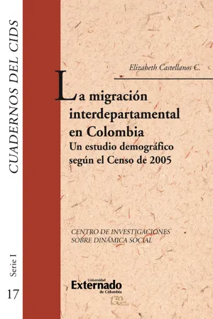 La migración interdepartamental en Colombia