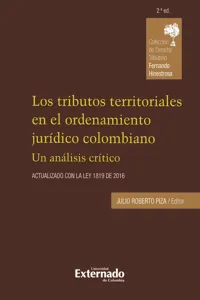 Los tributos territoriales en el ordenamiento jurídico colombiano_cover